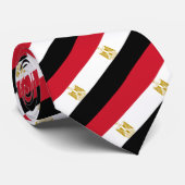 Egyptische Stropdassen, mode Egyptische vlag, bedr Stropdas (Opgerold)