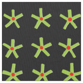 Egyptische Style Star Pattern v2 - zwart Stof (Close Up)