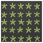 Egyptische Style Star Pattern v2 - zwart Stof (Swatch)