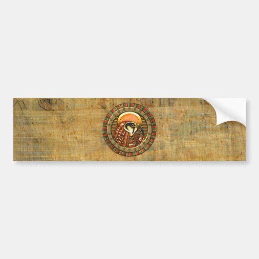 Egyptische Sun God Ra Bumpersticker (Voorkant)