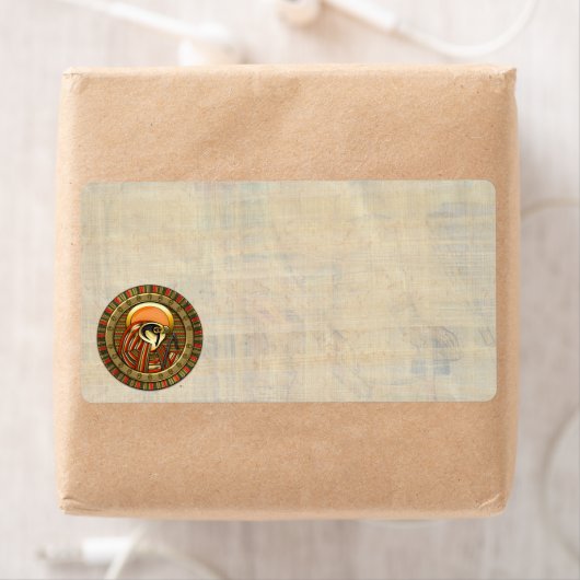 Egyptische Sun God Ra Etiket (Insitu)