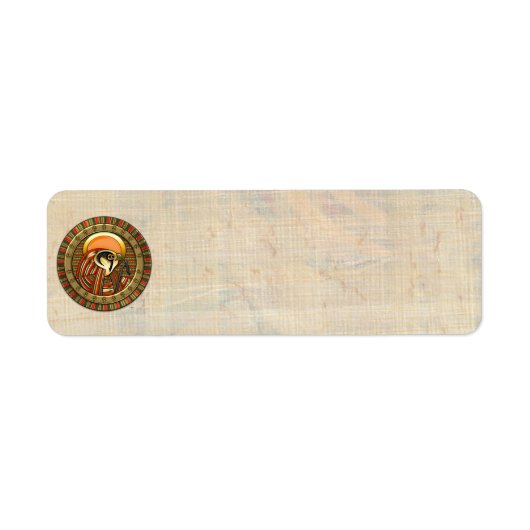 Egyptische Sun God Ra Etiket (Voorkant)