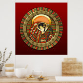 Egyptische Sun God Ra Poster (Keuken)