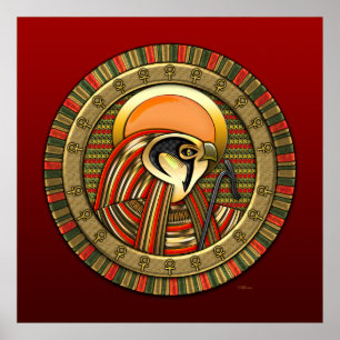 Egyptische Sun God Ra Poster
