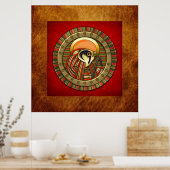 Egyptische Sun God Ra Poster (Keuken)