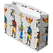 Egyptische symbolen groot cadeauzakje (Achterkant Gekanteld)