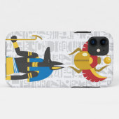 Egyptische Symbolen Hoesje-Mate iPhone Case (Achterkant (horizontaal))