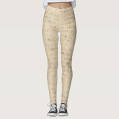 Egyptische symbolen II Leggings (Voorkant)