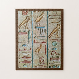 Egyptische symbolen legpuzzel