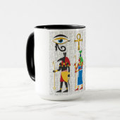 Egyptische Symbolen-Mok Mok (Voorkant links)