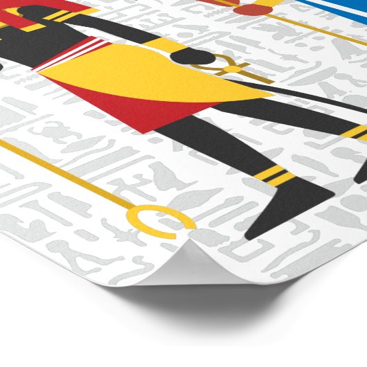 Egyptische symbolen poster (Hoek)