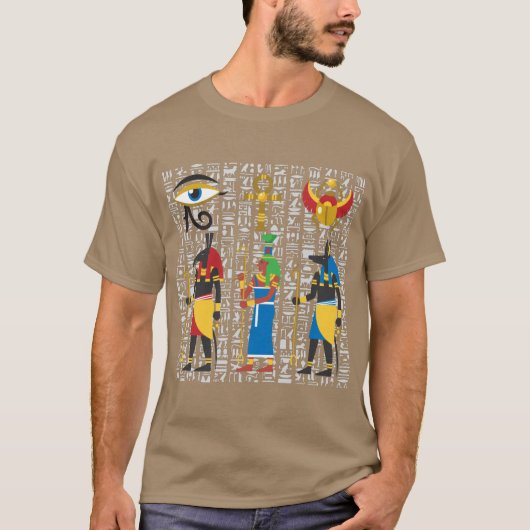 Egyptische symbolen t-shirt (Voorkant)