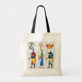 Egyptische symbolen tote bag