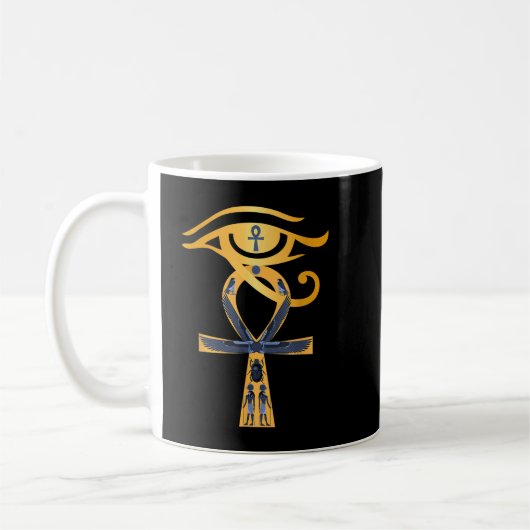 Egyptische symbolie uit het oude Egypte God Oogst  Koffiemok (Links)