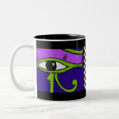 EGYPTISCHE SYMBOOL - KOFFIE-MOK TWEEKLEURIGE KOFFIEMOK (Links)