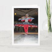 Egyptische Tanoura-danseres Kaart (Voorkant)