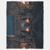 EGYPTISCHE TEMPEL FLEECE DEKEN (Voorkant)