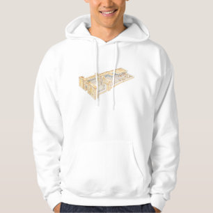 Egyptische tempel hoodie