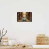 Egyptische Tempel Poster (Keuken)