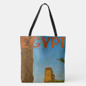  Egyptische Temple Canvas tas (Voorkant)