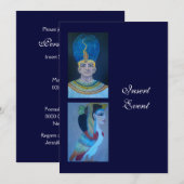 Egyptische themafparty 5x7 sjabloon kaart (Voorkant / Achterkant)