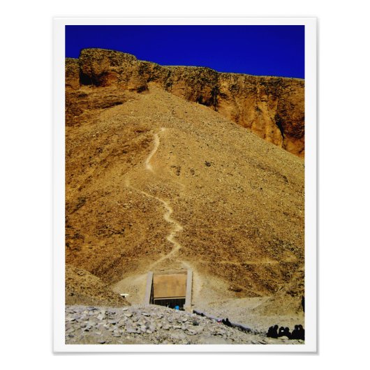 Egyptische Tomb Foto Afdruk (Voorkant)