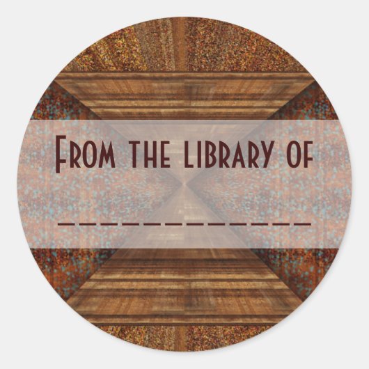 Egyptische Topaz gouden piramide Abstracte kunst Ronde Sticker (Voorkant)