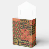 Egyptische tribune Faux Patchwork Tent Favor Box Bedankdoosjes (Geopend)