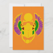 Egyptische uitnodiging voor verjaardagsfeestje (Achterkant)