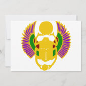 Egyptische uitnodiging voor verjaardagsfeestje - S (Achterkant)