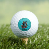 Egyptische valk God. Golfballen (Insitu Shirt)