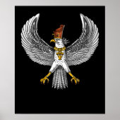 Egyptische valk God Horus Poster (Voorkant)