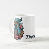 Egyptische valk God. Koffiemok (Voorkant links)
