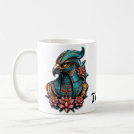 Egyptische valk God. Koffiemok