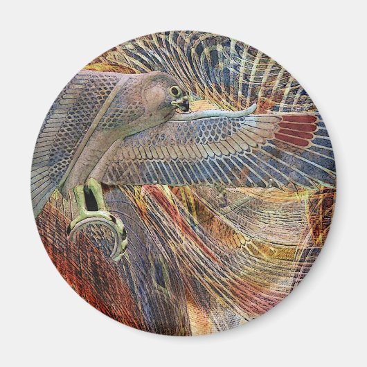 Egyptische valk magneet (Voorkant)