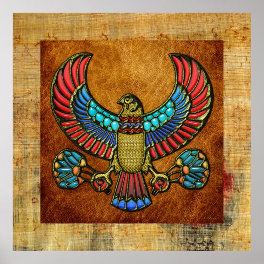 Egyptische valk poster (Voorkant)