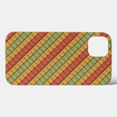 Egyptische veren rood geel groen patroon Case-Mate iPhone case (Achterkant (horizontaal))