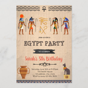 Egyptische verjaardagskaart kaart