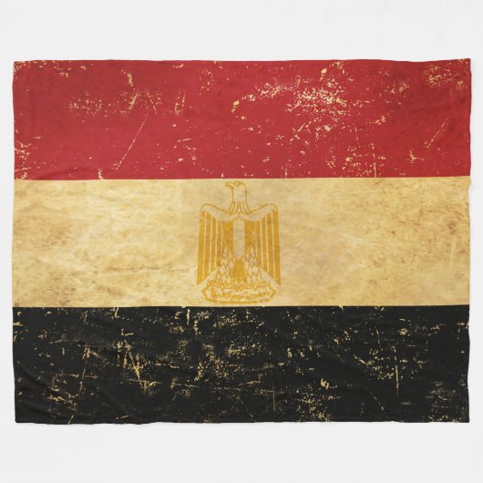 Egyptische Vintage Fleece Deken (Voorkant (Horizontaal))