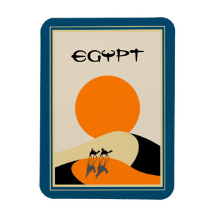 Egyptische Vintage-reis Magneet