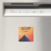 Egyptische vintage reisposter magneet (Insitu (Vaatwasser))