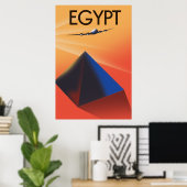 Egyptische vintage reisposter poster (Thuiskantoor)