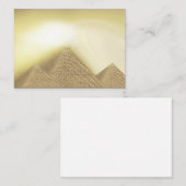 Egyptische Visitekaartjes in de pyramide Sunlight (Voorkant / Achterkant)