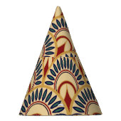 Egyptische visschubben: naadloos motief. feesthoedjes (Rechts)