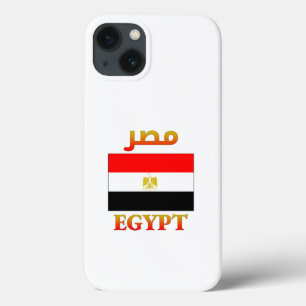 Egyptische vlag م ر Arabisch en Engels WordArt Case-Mate iPhone Case
