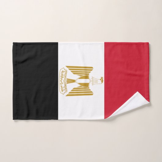 Egyptische vlag bad handdoek (Handdoek)