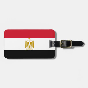 Egyptische vlag bagagelabel