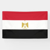 Egyptische vlag Banner (Horizontaal)