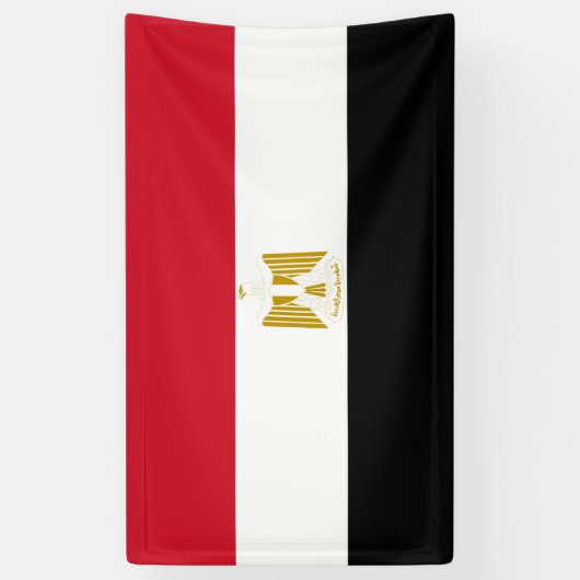 Egyptische vlag Banner (Verticaal)