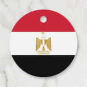 Egyptische vlag bedankjes labels (Achterkant)